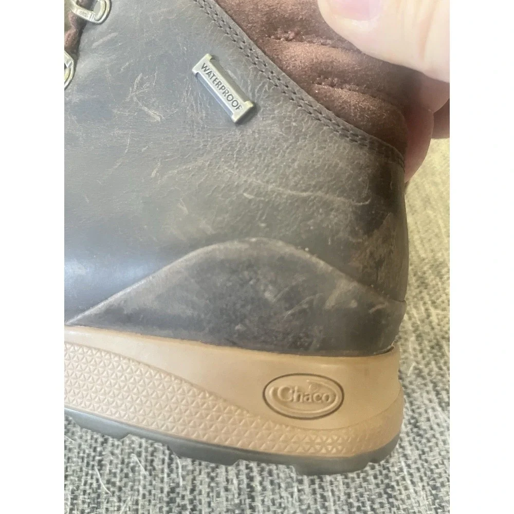 Chaco Frontier Waterproof Boot Java Men's‎ 8.5 J106291 Full Grain Leather New